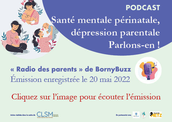 Affiche Radio des parents - santé mentale périnatale - 20 mai 2022